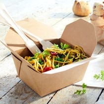 Schalen aus Kraftpapier