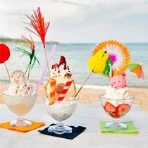 Eiscreme Dekorationen