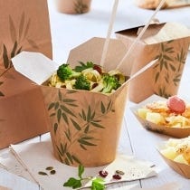 Behälter und Töpfe für Suppen und Vorspeisen