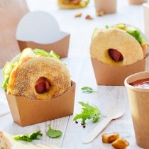 Verpackungen für Wraps & Bagels