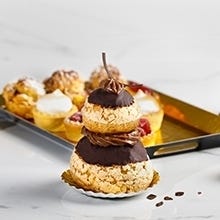 Einweg-Pappschalen für Gebäck und Berliner Pfannkuchen