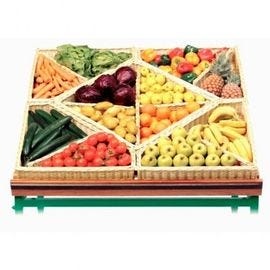 Obst- und Gemüse-Körbe