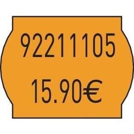 Etiketten Format 26x16 - neon-orange - 7500 Stück Etiketten Format 26x16 - neon-orange - 7500 Stück