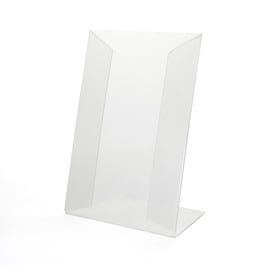 Werbeaufsteller A4 - 21 x 29,7 cm - schräg PET - 5 Stück Werbeaufsteller A4 - 21 x 29,7 cm - schräg PET - 5 Stück
