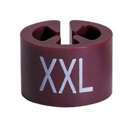 Konfektionsgrößen-Markierung XXL bordeaux 50 Stück Konfektionsgrößen-Markierung XXL bordeaux 50 Stück