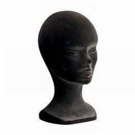 Frauenkopf, schwarz Frauenkopf, schwarz