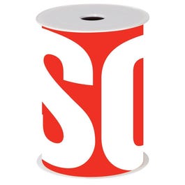 Spruchband Soldes 'Ausverkauf' Tradition rot und weiß 15 cm x 10 m Spruchband Soldes 'Ausverkauf' Tradition rot und weiß 15 cm x 10 m