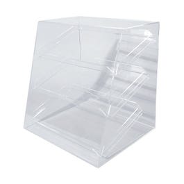 Schutzvitrine, 3 Regale, transparent B27 x T50 x H52cm Schutzvitrine, 3 Regale, transparent B27 x T50 x H52cm