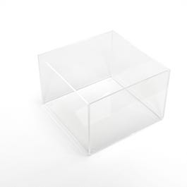 Präsentationsbehälter, PMMA, quadratisch 15x15x10cm Präsentationsbehälter, PMMA, quadratisch 15x15x10cm