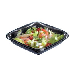 Teller mit separatem Deckel Crudipack 750ml 19x19x5cm - 70 Stück Teller mit separatem Deckel Crudipack 750ml 19x19x5cm - 70 Stück