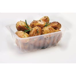 Verpackungsschale transluzent heiß/kalt 375g 9x13,8x5cm - 250 Stück Verpackungsschale transluzent heiß/kalt 375g 9x13,8x5cm - 250 Stück