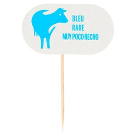 Kochspieß für Garstufe Bleu aus Papier und Holz 8 cm – 100 Stück Kochspieß für Garstufe Bleu aus Papier und Holz 8 cm – 100 Stück