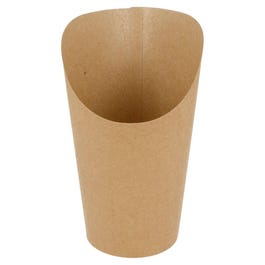 Pommes Becher Kraftkarton 480cc Ø8,5x13,5cm – pro 50 Stück Pommes Becher Kraftkarton 480cc Ø8,5x13,5cm – pro 50 Stück