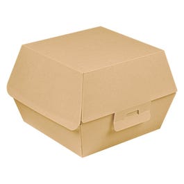 Hamburger-Box Wellpappe THE PACK nano micro 14,4 x 13,6 x 9,2 cm braun 50 Stück Hamburger-Box Wellpappe THE PACK nano micro 14,4 x 13,6 x 9,2 cm braun 50 Stück
