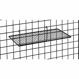 DrahtFachboden - 35 x 19 cm - grau gehämmert - 2 Stück DrahtFachboden - 35 x 19 cm - grau gehämmert - 2 Stück