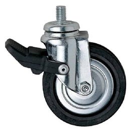 Rolle Ø 80 mm mit Bremse- Stahl Rolle Ø 80 mm mit Bremse- Stahl