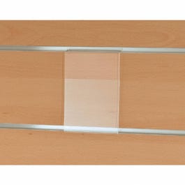 A6-Plakathalter, vertikal, für Lamellenwände A6-Plakathalter, vertikal, für Lamellenwände