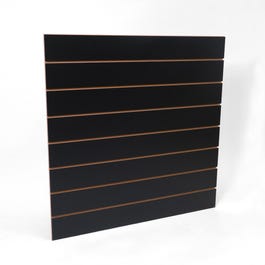 Lamellenwand R15 120 x 120 cm - schwarz Lamellenwand R15 120 x 120 cm - schwarz