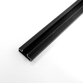 Schwarzer Aluminiumeinsatz - Länge 120 cm Schwarzer Aluminiumeinsatz - Länge 120 cm