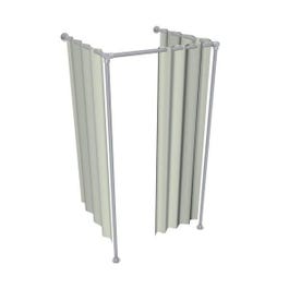 Kabinenstruktur Metall matt L.105 x T.103 x H.205cm - Kit Kabinenstruktur Metall matt L.105 x T.103 x H.205cm - Kit