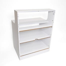 Empfangsthekenstruktur Réceptio weiß B.84 x T.61\;9 x H.111cm Empfangsthekenstruktur Réceptio weiß B.84 x T.61\;9 x H.111cm
