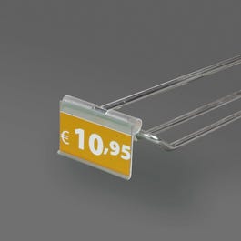 Etikettenhalter 30 x 50 mm transparent Etikettenhalter 30 x 50 mm transparent