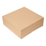 Konditor-Box The Pack Wellpappe Nano Micro naturfarben 28 x 28 x 10 cm – 50 Stck
