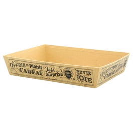 Kartonkorb Rechteck Vintage kraft 36x27x7cm Kartonkorb Rechteck Vintage kraft 36x27x7cm