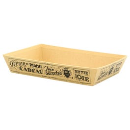 Kartonkorb Rechteck Vintage kraft 27x20x5cm Kartonkorb Rechteck Vintage kraft 27x20x5cm