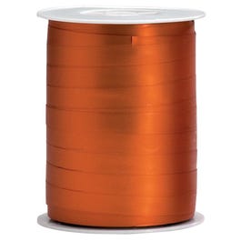 Metallischer Geschenkband mattorange 250 m x 10 mm Metallischer Geschenkband mattorange 250 m x 10 mm