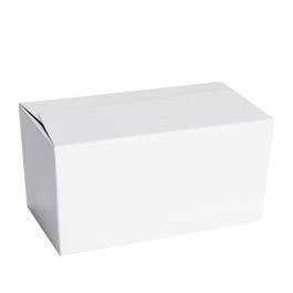 Pralinen-Schachtel weiß innen weiß 250g 12x6x6cm - 50 Stück Pralinen-Schachtel weiß innen weiß 250g 12x6x6cm - 50 Stück