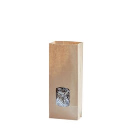 Tüte mit Sichtfenster L.9 x T.5 x H.20,5 cm 100 Stück Tüte mit Sichtfenster L.9 x T.5 x H.20,5 cm 100 Stück