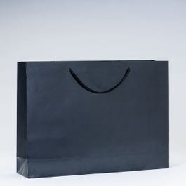 Luxus-Tüte glanzfolienkaschiert schwarz L46 x T10 x H33cm 12 Stück Luxus-Tüte glanzfolienkaschiert schwarz L46 x T10 x H33cm 12 Stück