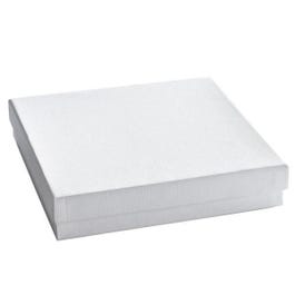 Geschenkbox weiß L15 x T15 x H4 cm 12 Stück Geschenkbox weiß L15 x T15 x H4 cm 12 Stück