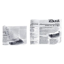 Fettdichte Tüte mit Zeitungsdruck 17x17cm - 1000 Stück Fettdichte Tüte mit Zeitungsdruck 17x17cm - 1000 Stück