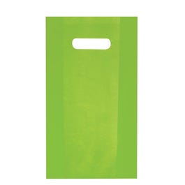 Plastiktüte mit Griffloch anisgrün 25x38+4cm - Packung mit 100 Stück Plastiktüte mit Griffloch anisgrün 25x38+4cm - Packung mit 100 Stück