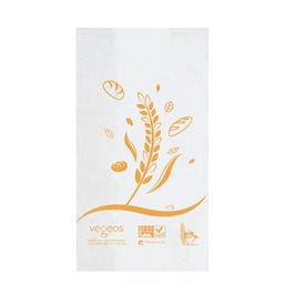 Brottüten mit Motif Beige - durchscheinend 23x42+4cm - 200 Stück Brottüten mit Motif Beige - durchscheinend 23x42+4cm - 200 Stück