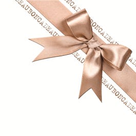 Geschenkgutschein mit pulverrosa Schleife 13x13cm - 12 Stück Geschenkgutschein mit pulverrosa Schleife 13x13cm - 12 Stück
