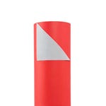 Zweifarbiges Kraftpapier rot/grau 0,70 x 50 m