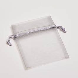 Organzabeutel Silber L9 x H12cm – pro 10 Stück Organzabeutel Silber L9 x H12cm – pro 10 Stück