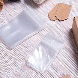 Plastiktüte mit Zip-Verschluss
