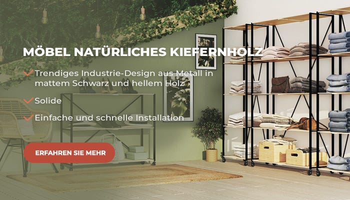 Möbel aus natürlichem Kiefernholz